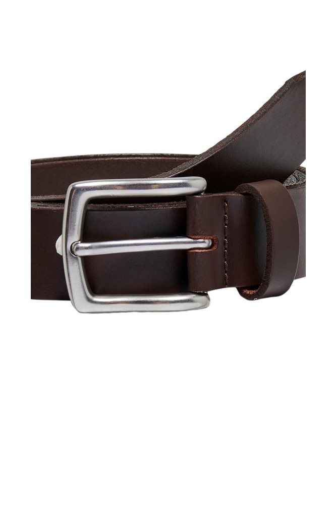 ONSBOON SLIM LEATHER BELT NOOS 22023589 BROWN STONE